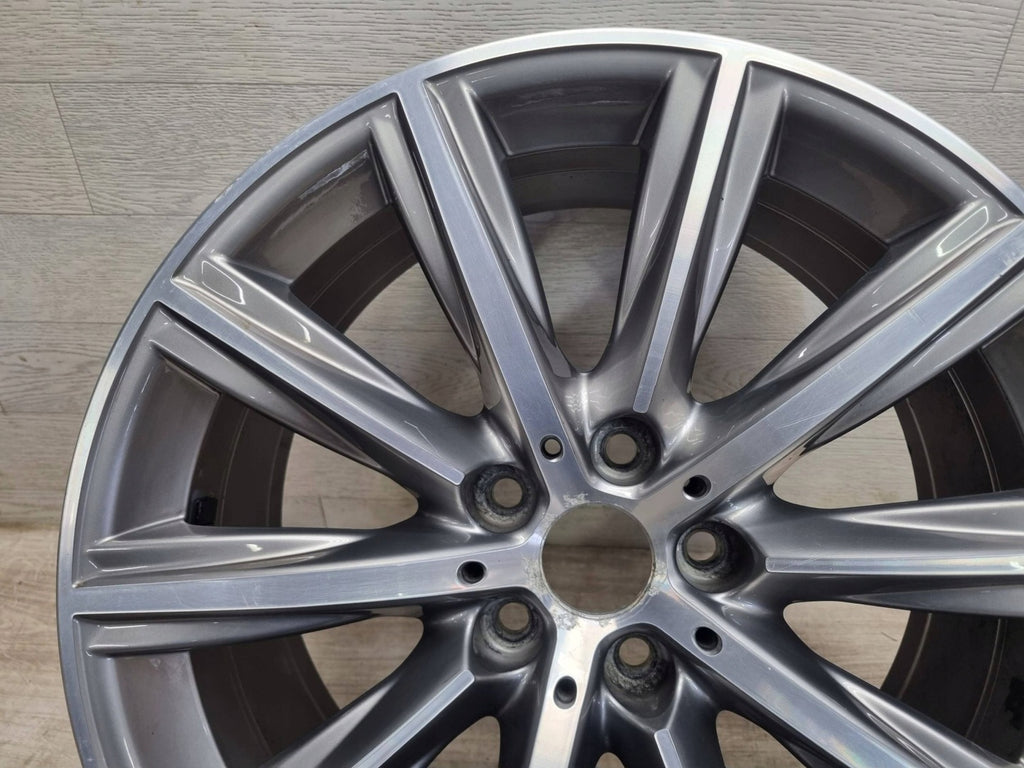 1x Alufelge 18 Zoll 8.0" 5x112 30ET Glanz Grau 6874440 BMW 5 G31 G30 Rim Wheel FEL8717547222hy