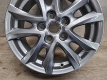 Load image into Gallery viewer, 1x Alufelge 16 Zoll 6.5" 5x114.3 50ET Glanz Graphit 9965-D0-6560 Mazda Iii FEL5539858535ra