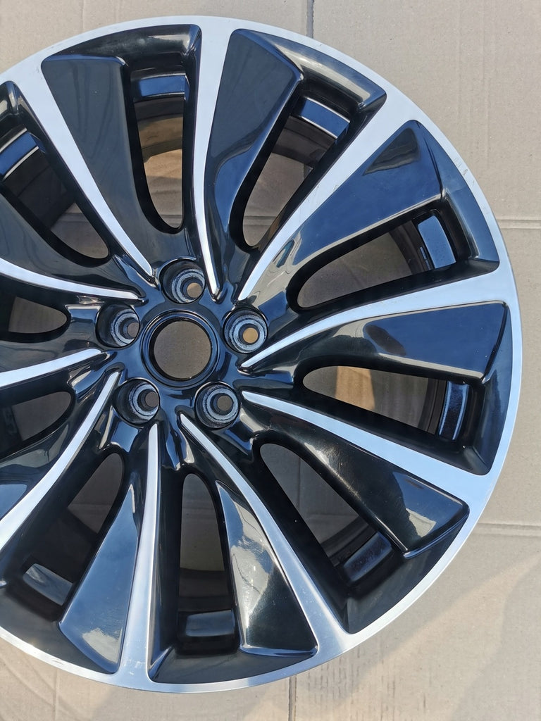 1x Alufelge 19 Zoll 7.0" 5x108 38ET Glanz Schwarz 174580 Opel Grandland X