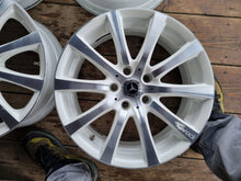 Laden Sie das Bild in den Galerie-Viewer, 4x Alufelge 17 Zoll 7.5" 5x112 35ET Glanz Weiß Audi Rim Wheel FEL6395553565ym