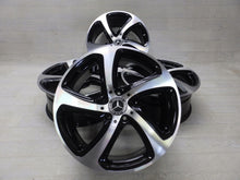 Load image into Gallery viewer, 4x Alufelge 18 Zoll 8.0" 5x112 43ET Glanz Schwarz A2134013200 Mercedes-Benz FEL8396859382rg