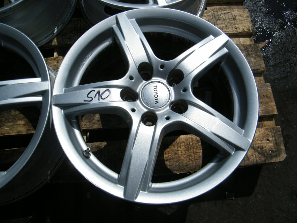 4x Alufelge 16 Zoll 6.5" 5x114.3 39ET Toyota Corolla Avensis Rav 4 I Rim Wheel FEL4984646794op