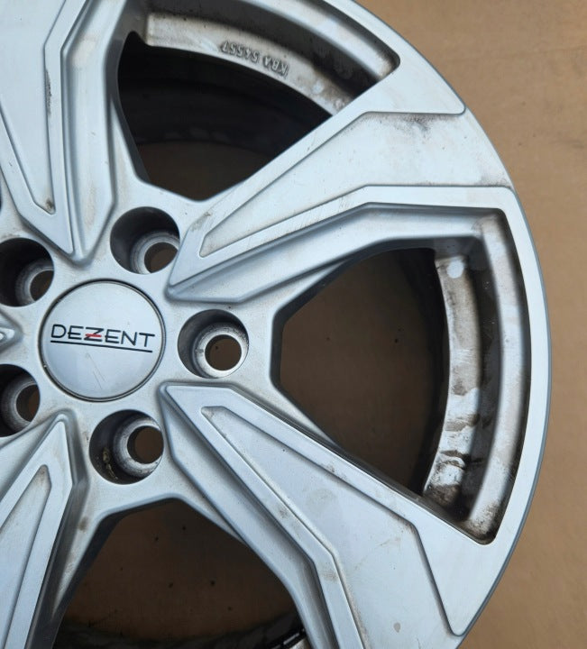 1x Alufelge 16 Zoll 7.0" 5x108 44ET Glanz Silber Rim Wheel FEL2064109741wz