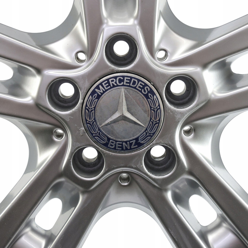 1x Alufelge 18 Zoll 8.0" 5x112 60ET Glanz Silber A1644015702 Mercedes-Benz W164 FEL9305185302kf