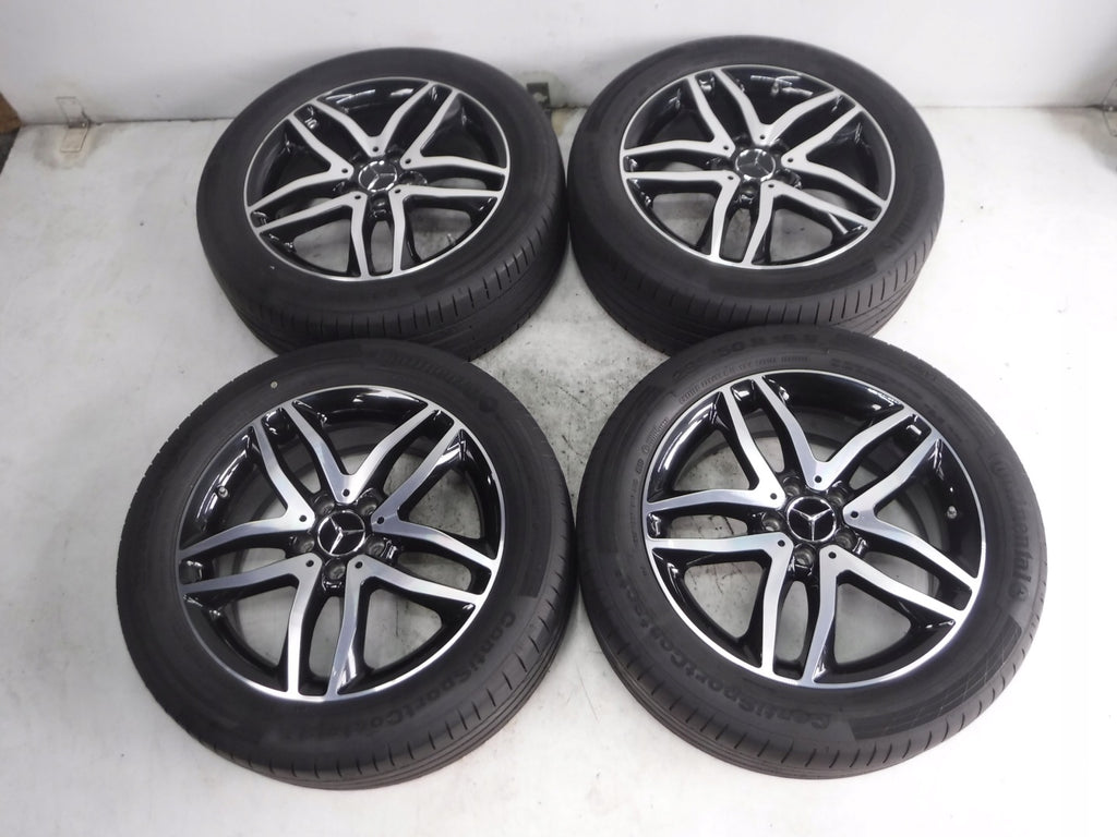 4x Alufelge 18 Zoll 7.0" 5x112 46ET Glanz Schwarz A1564010100 Mercedes-Benz X156 FEL1557335002nz