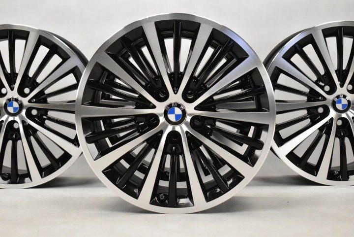 4x Alufelge 17 Zoll 7.5" 5x112 54ET Glanz Schwarz 6855090 BMW 2 Gran Active F45 FEL7196998251xd