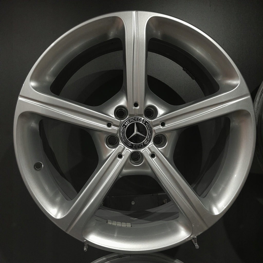 4x Alufelge 19 Zoll 8.0" 5x112 33ET Glanz Schwarz A2574011000 Mercedes-Benz Cls FEL9375209094sp
