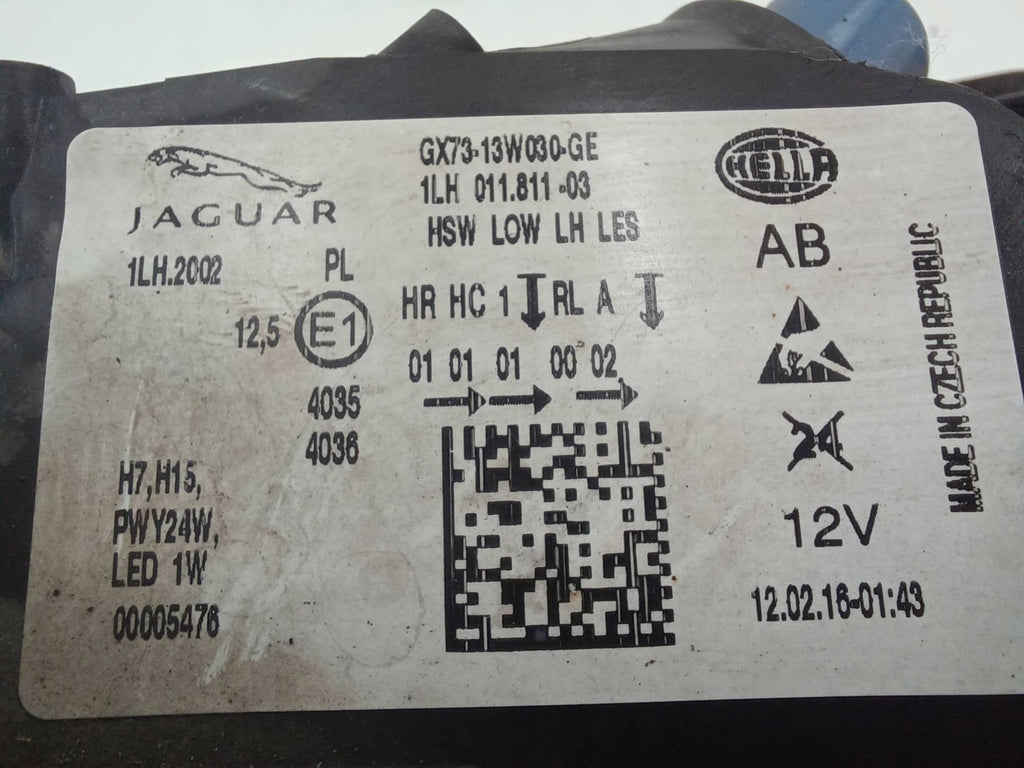 Frontscheinwerfer Jaguar Xe GX7313W030GE 1LH01181103 120216014300005476 Links SCH5079427816om