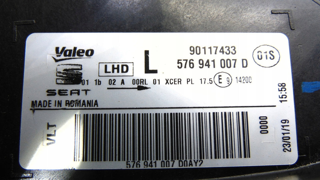 Frontscheinwerfer Seat Ateca 576941007D Full LED Links Scheinwerfer Headlight