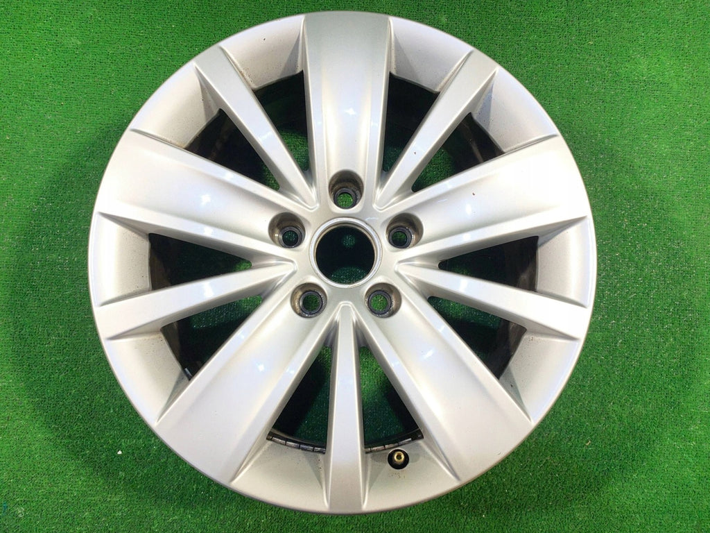 1x Alufelge 16 Zoll 6.5" 5x112 33ET 7N0601025A VW Sharan Rim Wheel FEL5230013450bk