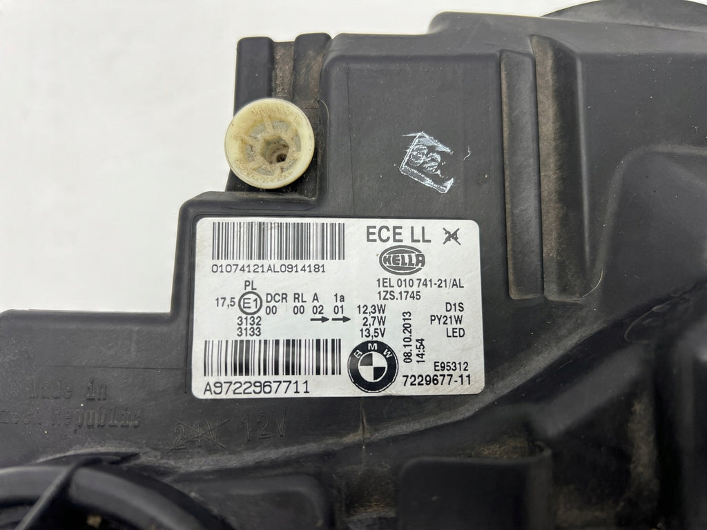 Frontscheinwerfer BMW 1 F21 F20 7229677 Xenon Links Scheinwerfer Headlight