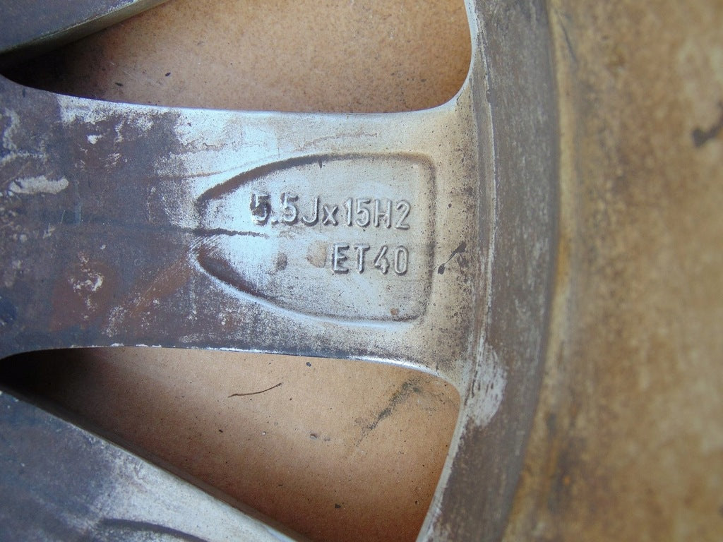 1x Alufelge 15 Zoll 5.5" 5x100 40ET Glanz Silber 6F0601025 Seat Ibiza Arona Polo FEL4472675243wr