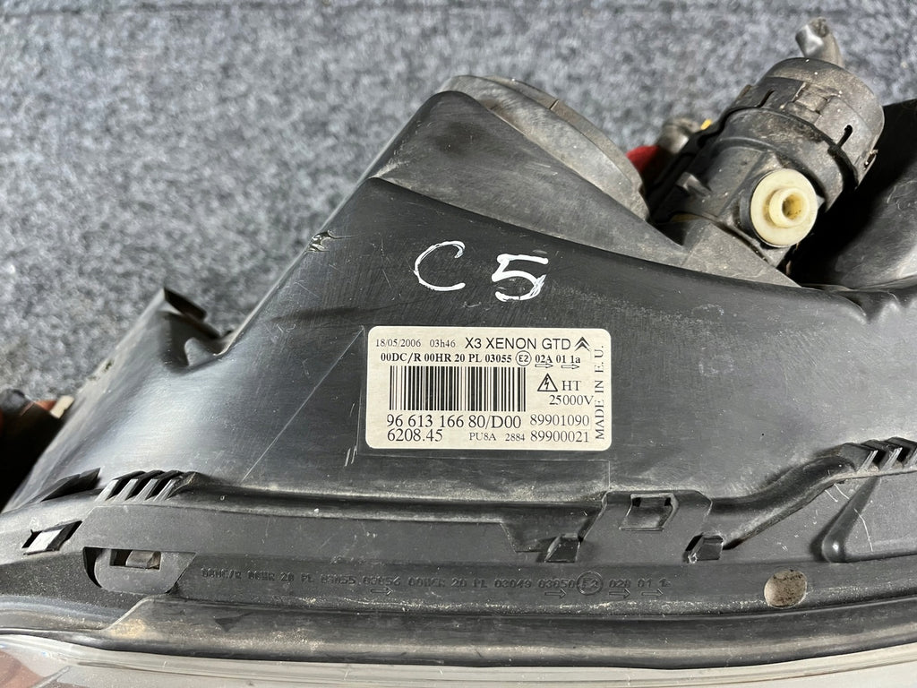 Frontscheinwerfer Citroën C5 9661316680 Xenon Links Scheinwerfer Headlight