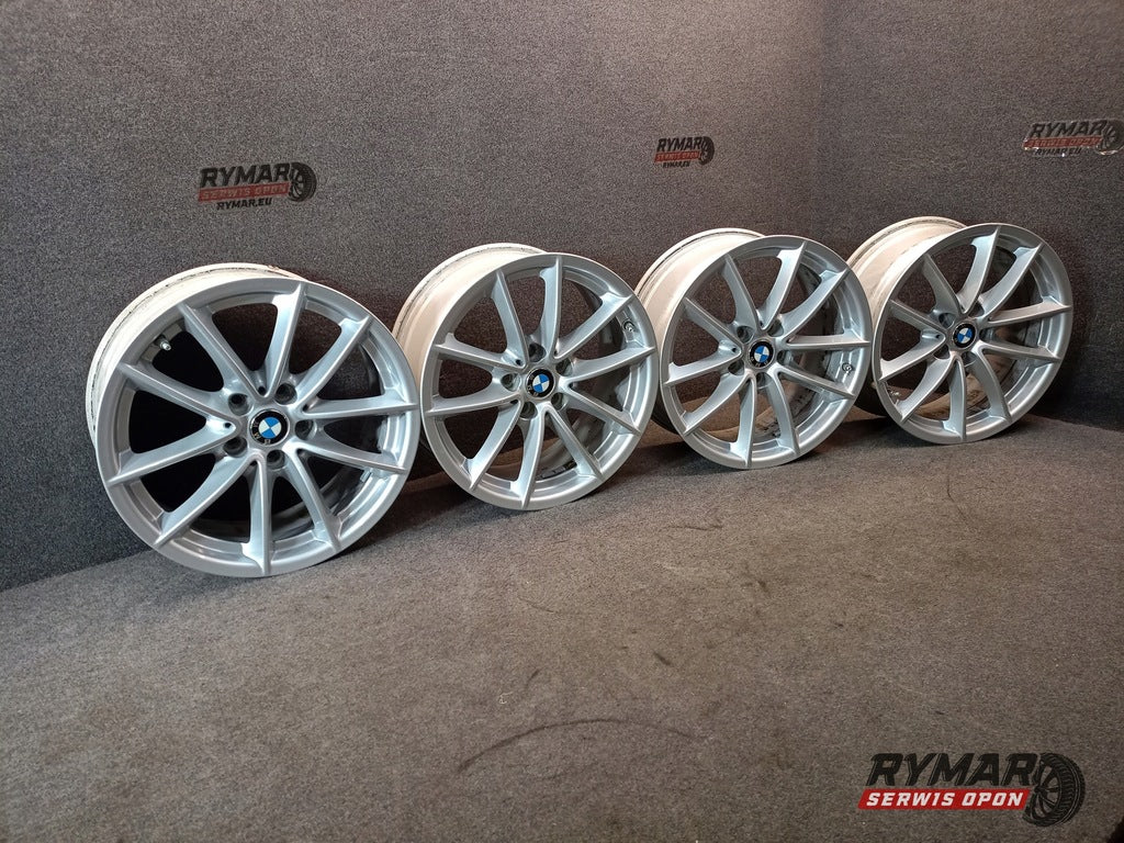 4x Alufelge 17 Zoll 7.5" 5x112 27ET Glanz Silber 6868217 BMW Rim Wheel FEL2727811355mn