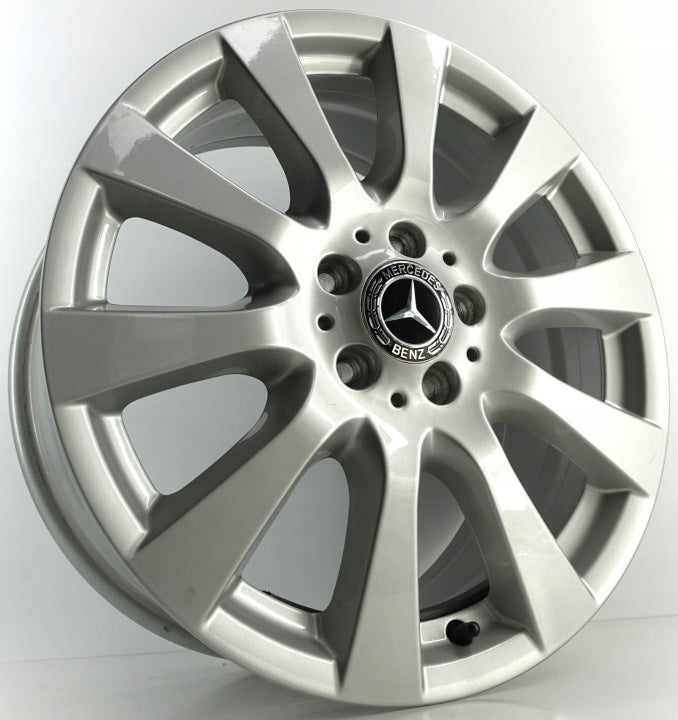 4x Alufelge 18 Zoll 8.0" 5x112 67ET Glanz Silber A2514013702 Mercedes-Benz FEL3896923488uz