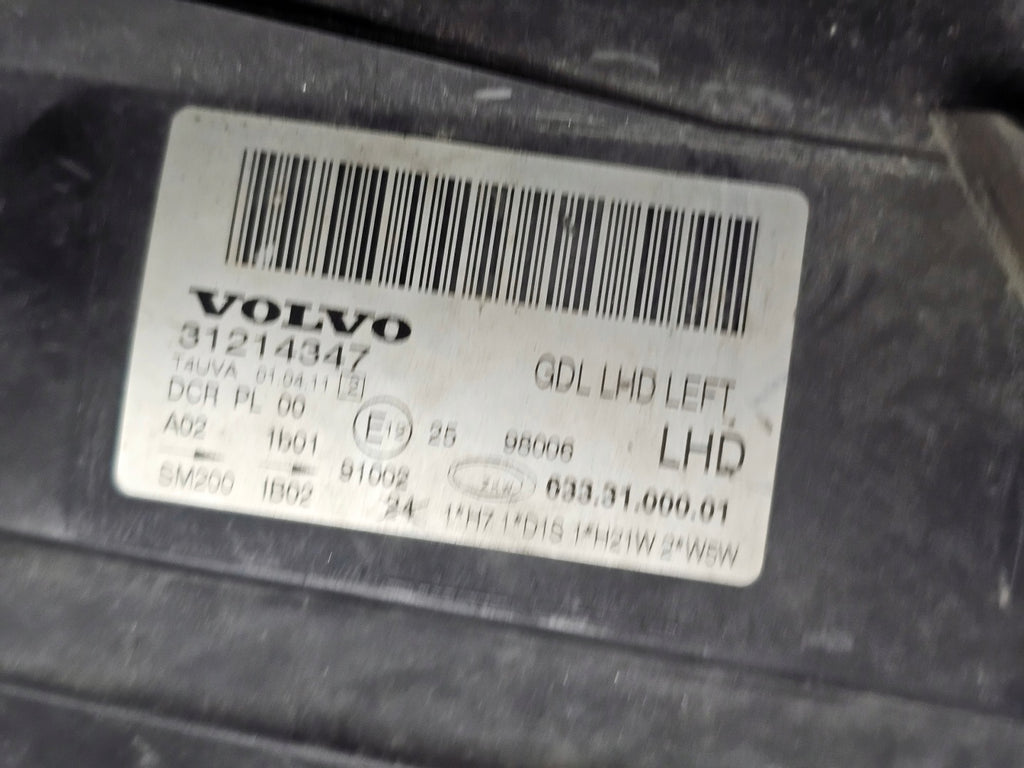 Frontscheinwerfer Volvo S80 II V70 III 31214347 6948180 Links Headlight SCH2356143164mt