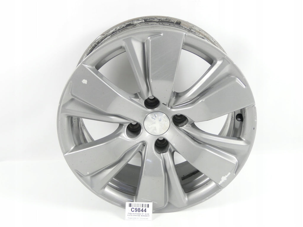 1x Alufelge 16 Zoll 6.5" 4x108 20ET 9678398177 Peugeot 2008 I Rim Wheel FEL1997672301ru