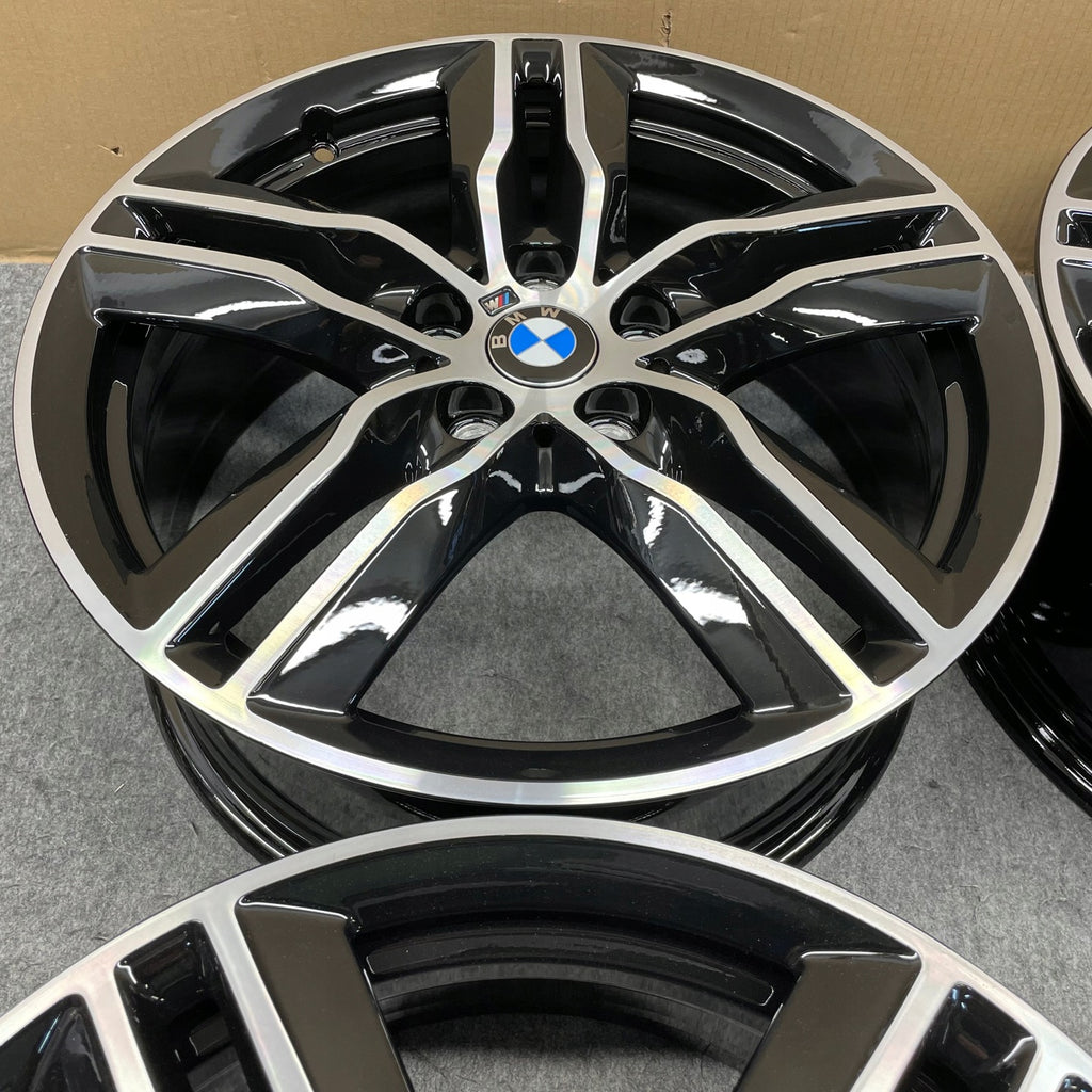 4x Alufelge 18 Zoll 7.5" 5x112 51ET Glanz Silber 7850456 BMW X1 F48 Rim Wheel