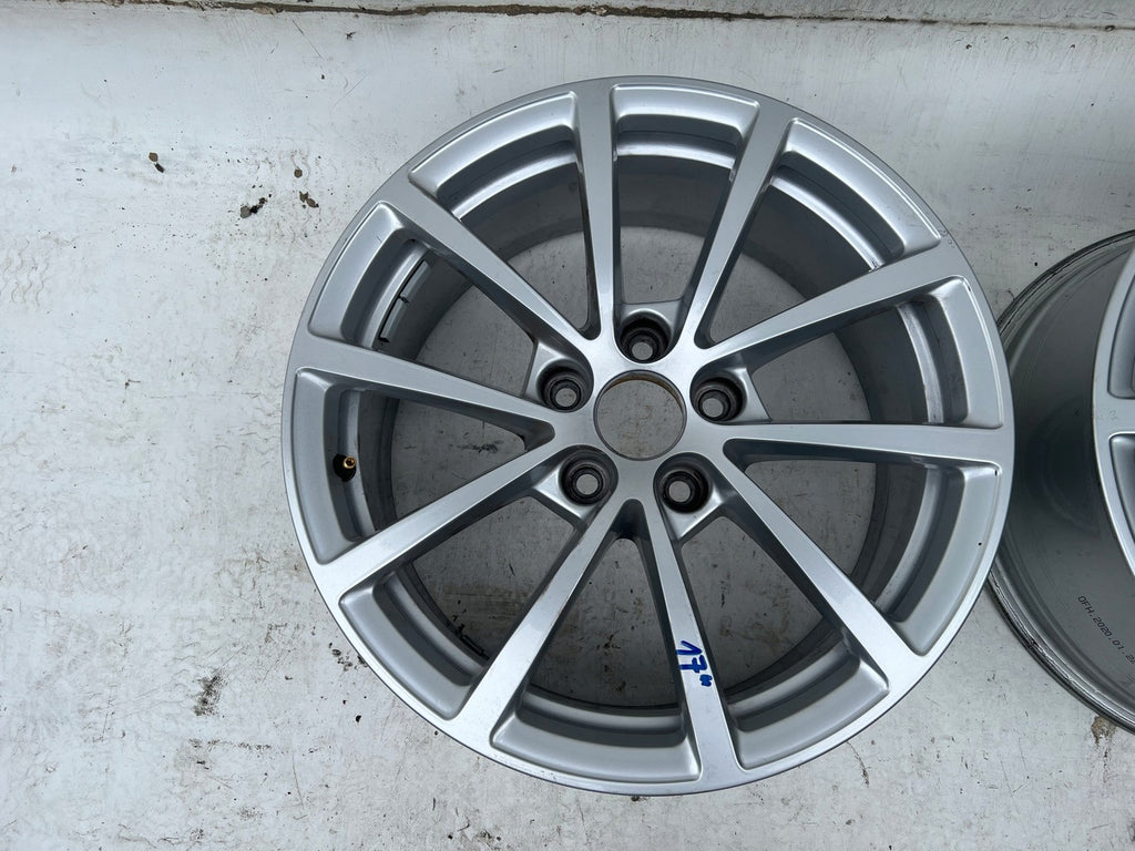 1x Alufelge 17 Zoll 7.5" 5x112 36ET Silber 4K0601025 Audi A5 A4 Rim Wheel