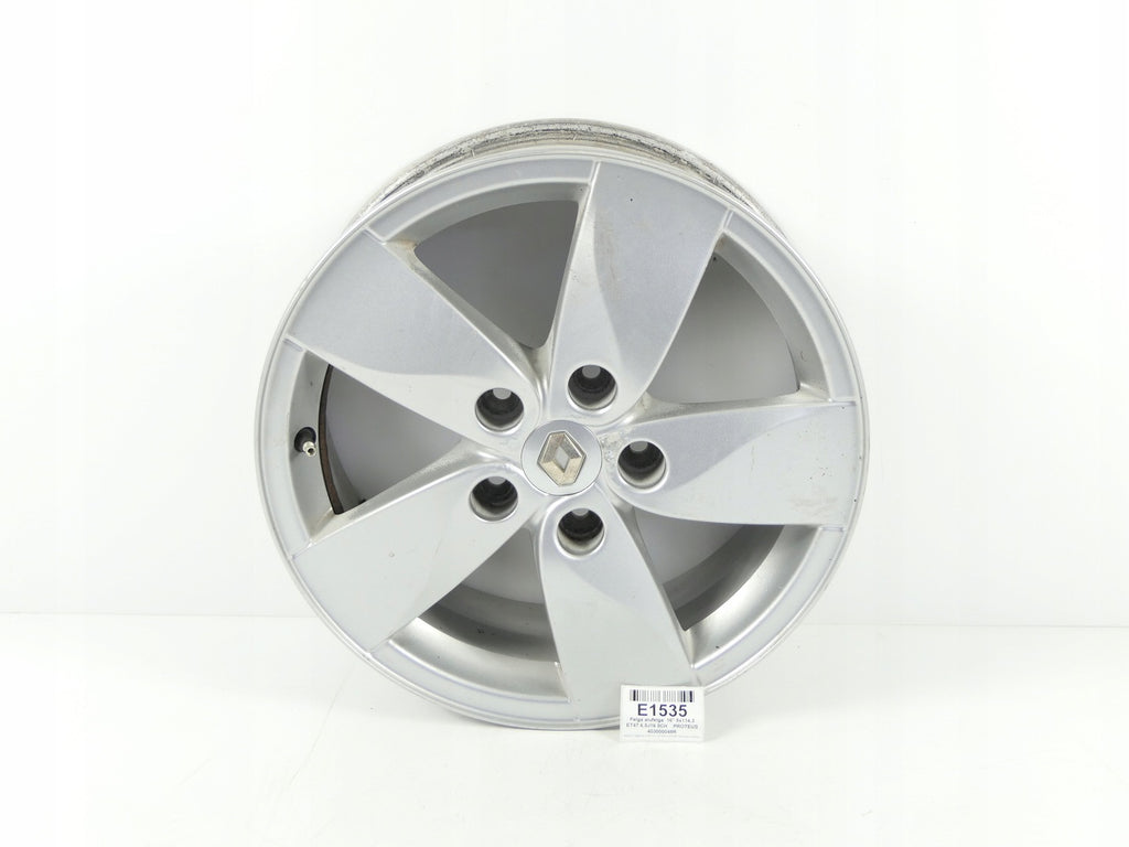 1x Alufelge 16 Zoll 6.5" 5x114.3 47ET 403000048R Renault Megane III Scenic