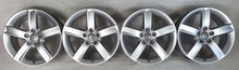 Laden Sie das Bild in den Galerie-Viewer, 4x Alufelge 17 Zoll 7.0" 5x112 37ET Glanz Silber 8R0071497 Audi C7 B8 Rim Wheel FEL4298651443zl