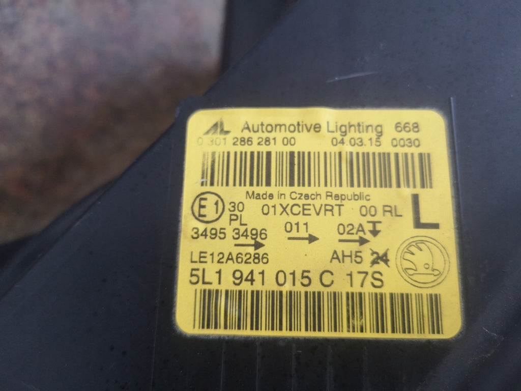 Frontscheinwerfer Skoda Yeti 5l 5L1941015D Links Scheinwerfer Headlight SCH3580673470fk