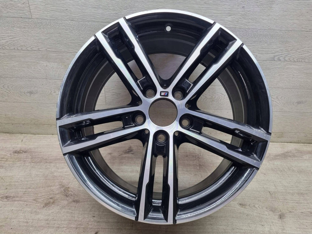1x Alufelge 18 Zoll 8.0" 5x120 52ET Glanz Schwarz 8009703 BMW 1 F21 F20 FEL5486186938fu
