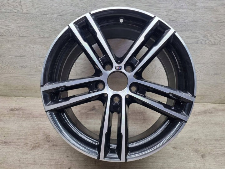 1x Alufelge 18 Zoll 8.0" 5x120 52ET Glanz Schwarz 8009703 BMW 1 F21 F20 FEL5486186938fu