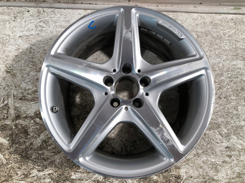 1x Alufelge 18 Zoll 9.5" 5x112 48ET A2184011502 Mercedes-Benz Cls Amg Rim Wheel