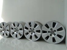 Load image into Gallery viewer, 4x Alufelge 16 Zoll 7.5&quot; 5x112 37ET Silber Audi Rim Wheel