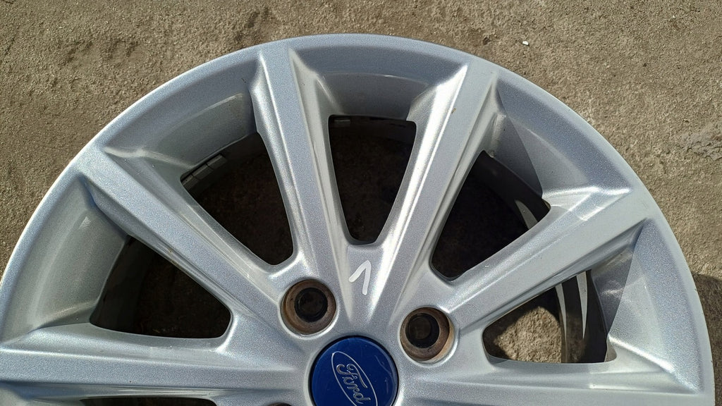 1x Alufelge 16 Zoll 6.5" 4x108 47 5ET H1BC-1007-B1A Ford Fiesta Rim Wheel