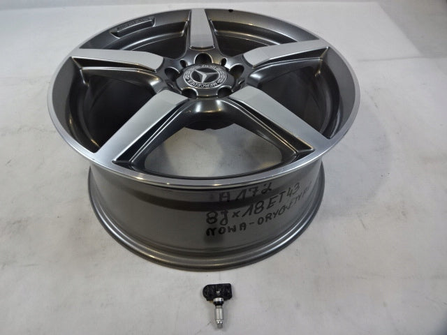 1x Alufelge 18 Zoll 8.0" 5x112 43ET A1724012802 Mercedes-Benz Slc R172 Slk FEL5957597139ye