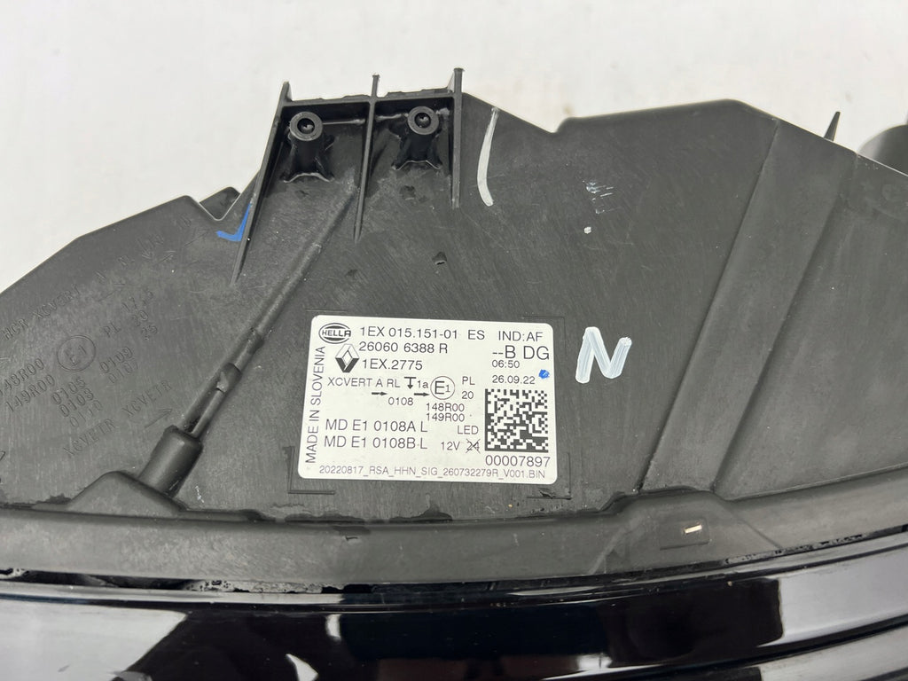 Frontscheinwerfer Renault 260606388R Links Scheinwerfer Headlight