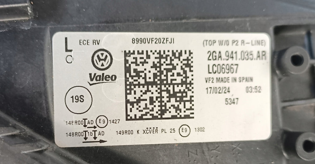 Frontscheinwerfer VW T-Roc 2GA941035AR Links Scheinwerfer Headlight