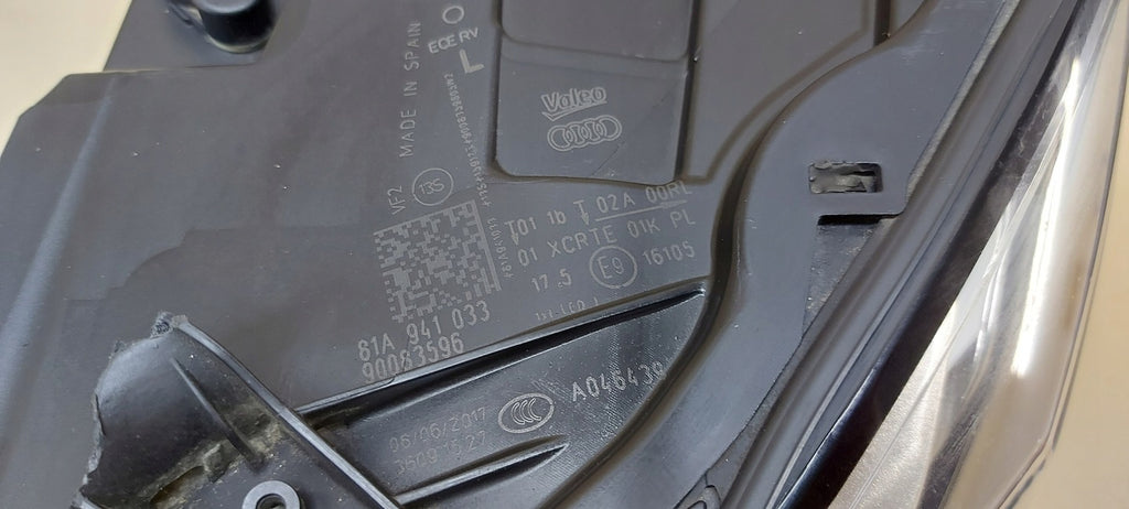 Frontscheinwerfer Audi Q2 81A941033 Links Scheinwerfer Headlight