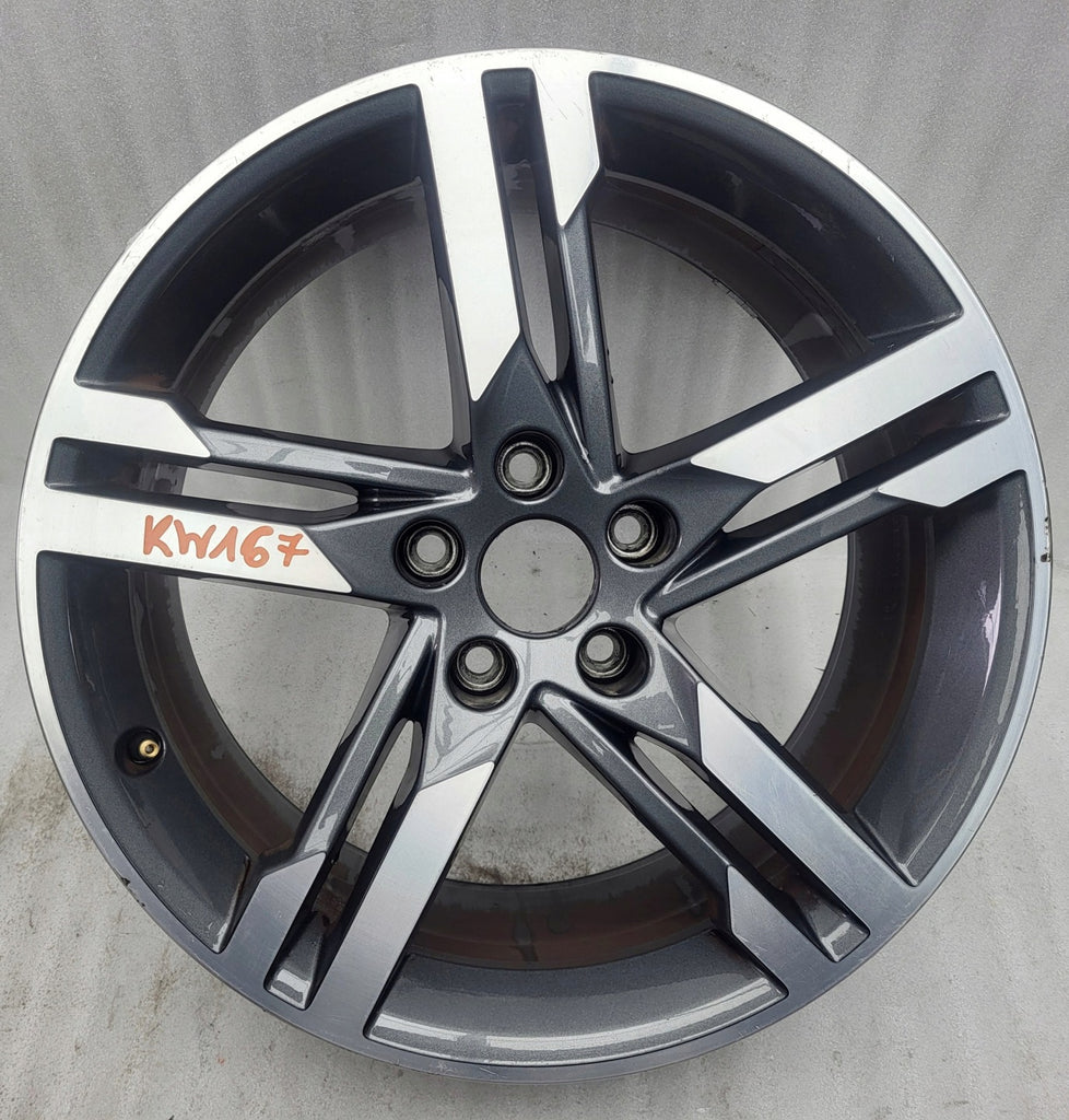 1x Alufelge 18 Zoll 8.0" 5x112 40ET Glanz Silber 8W0601025M Audi A4 Mg Rim Wheel FEL3385258781al