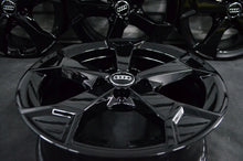 Laden Sie das Bild in den Galerie-Viewer, 4x Alufelge 17 Zoll 6.5" 5x112 38ET Schwarz Audi C6 B6 B7 Rim Wheel FEL4465634455kk