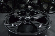 Laden Sie das Bild in den Galerie-Viewer, 4x Alufelge 17 Zoll 6.5" 5x112 38ET Schwarz Audi C6 B6 B7 Rim Wheel FEL4465634455kk