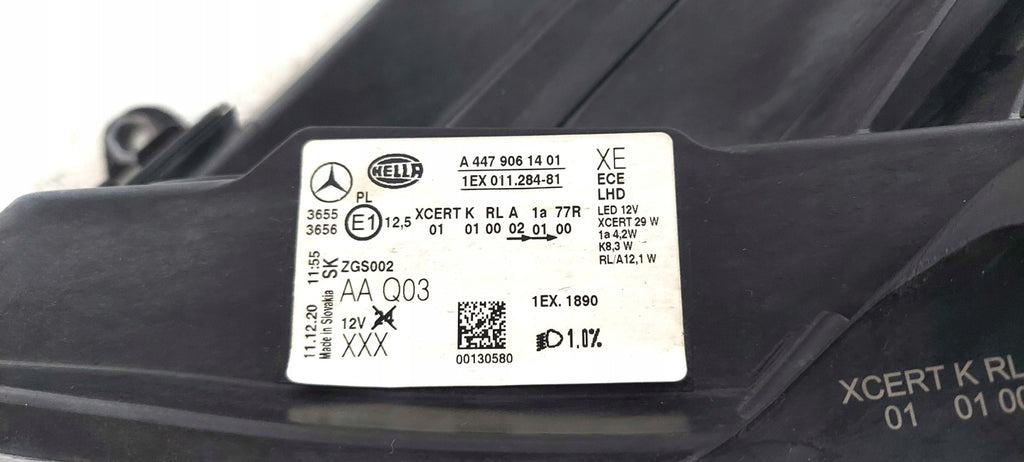 Frontscheinwerfer Mercedes-Benz W447 A4479061401 11122020R Full LED Links SCH5375819712fn