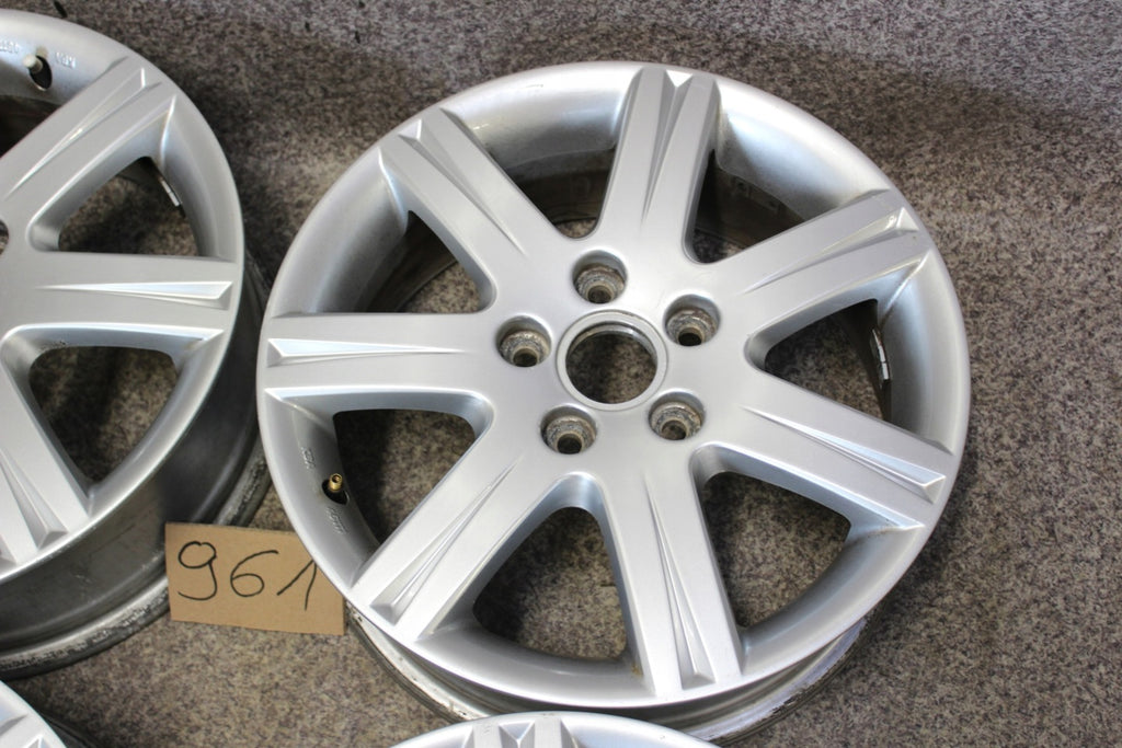 4x Alufelge 16 Zoll 6.0" 5x112 50ET Silber 8P0071496666 Audi A4 A3 Rim Wheel FEL7856299268cm