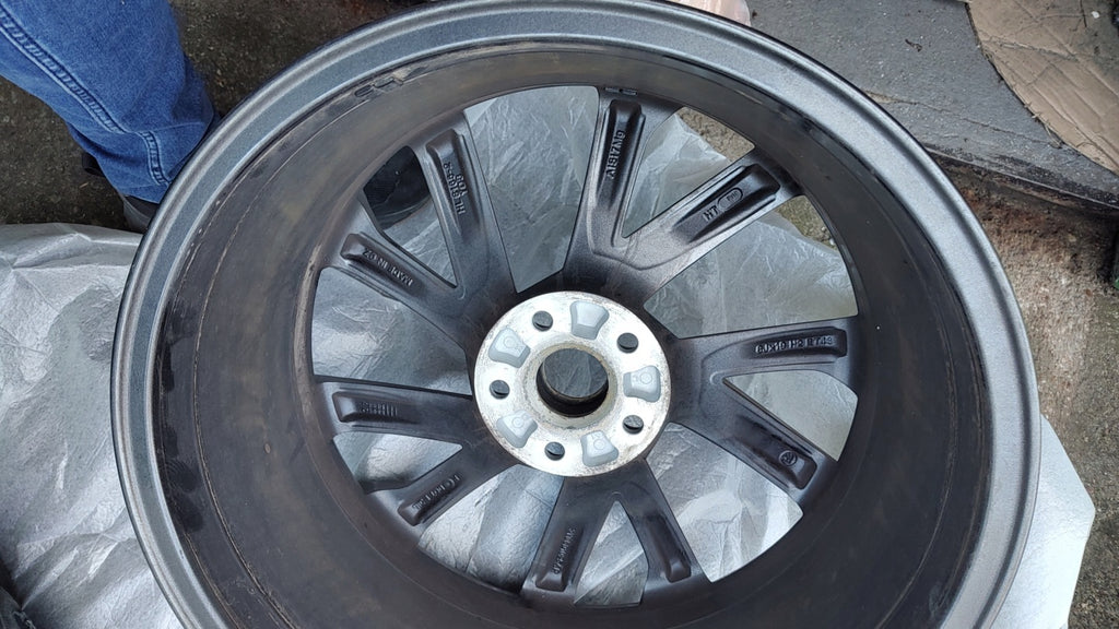 1x Alufelge 19 Zoll 8.0" 5x112 44ET Glanz Graphit 3V0601025AP Mg Rim Wheel FEL9238244828pe