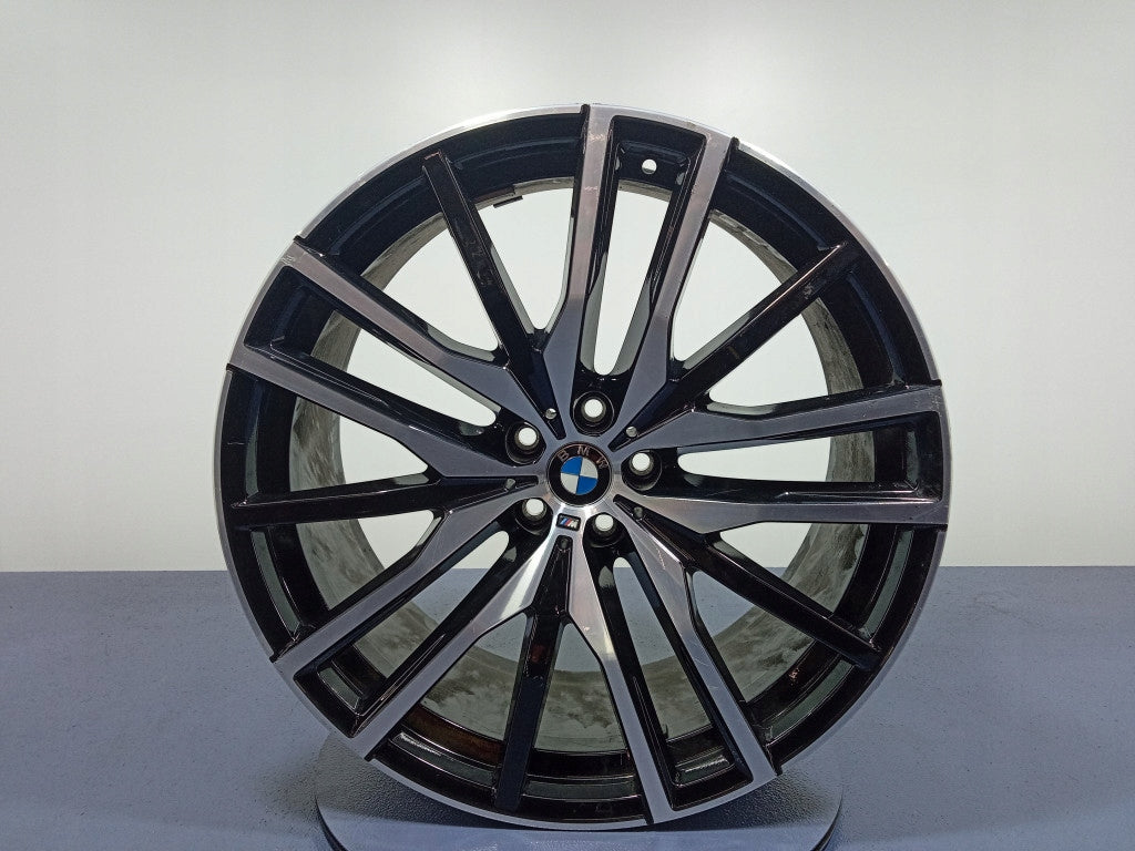 1x Alufelge 22 Zoll 9.5" 5x112 37ET Glanz 8090013 BMW Rim Wheel FEL5028667657oi