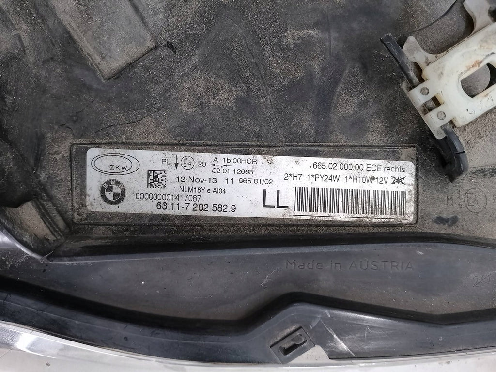 Frontscheinwerfer BMW E91 72025829 Rechts Scheinwerfer Headlight