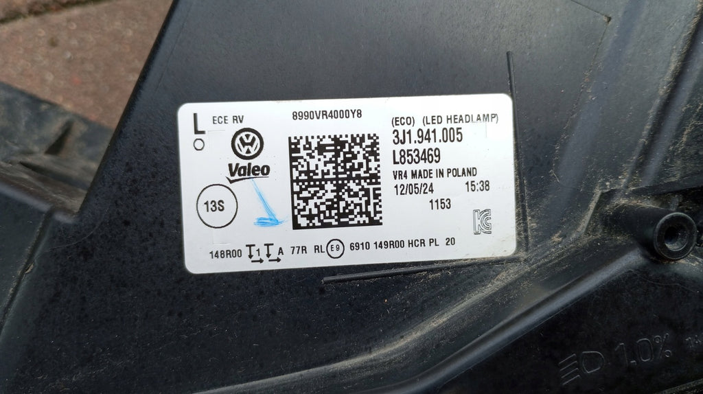 Frontscheinwerfer VW Passat 3J1941005 Full LED Links Scheinwerfer Headlight SCH5143915554wq