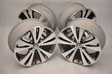 Load image into Gallery viewer, 4x Alufelge 18 Zoll 8.0&quot; 5x112 44ET Glanz Graphit 3C0601025 Mg Passat Rim Wheel
