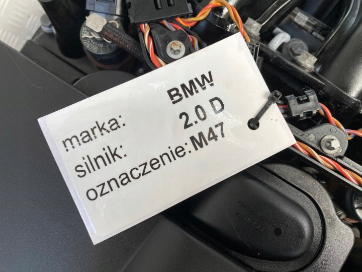 Motor BMW 1 E81 E87 M47D20 204D4 2.0 173TKm 2004 Diesel Engine Komplett MOT1657248040ej