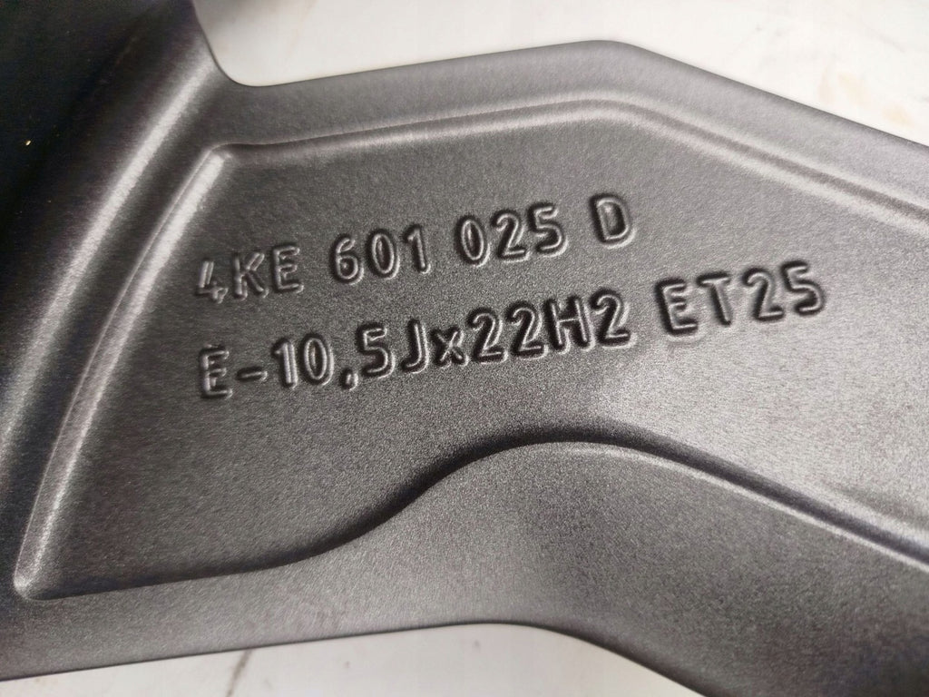 1x Alufelge 22 Zoll 10.5" 5x112 25ET 4KE601025D Audi E-Tron Rim Wheel FEL7090640103av