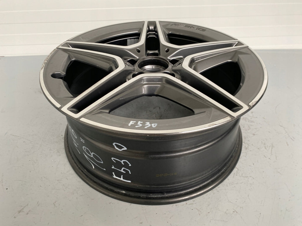 1x Alufelge 18 Zoll 7.5" 5x112 49ET Glanz Schwarz A1774011500 Mercedes-Benz Amg FEL7523647507vf