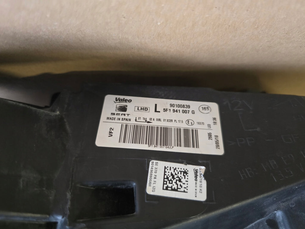 Frontscheinwerfer Seat Leon 5F1941007G Full LED Links Scheinwerfer Headlight SCH9770487000yj