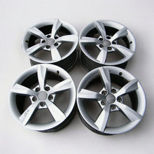 Load image into Gallery viewer, 1x Alufelge 16 Zoll 7.5&quot; 5x112 37ET Glanz Silber 8T0601025B Audi A4 Rim Wheel